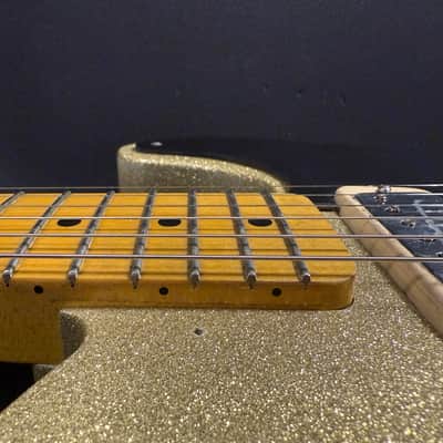 Hot Rod 6 Strings Telecaster 2020s - Relic Gold Glitter image 14