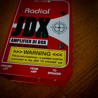 Radial JDX Reactor Amplifier Direct Box 2010s - Red image 11