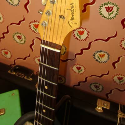 Fender Custom Shop Limited Edition NAMM '59 Stratocaster Relic w/ Matching Pro Junior Amp 2006 - Sea Foam Green image 4