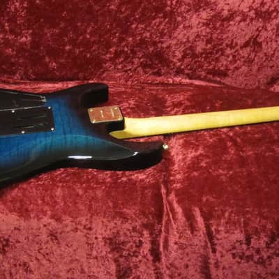 Fernandes AFR-55 1996 Blue Burst Quilt Gold Hardware Factory Gotoh's! image 10