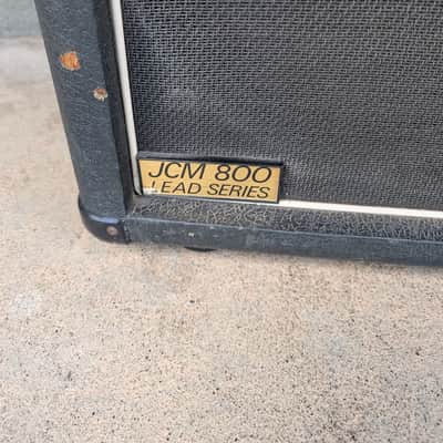 Marshall JCM 800 Lead Series Model 4212 50-Watt Master Volume 2x12 Combo 1980s - Black image 14