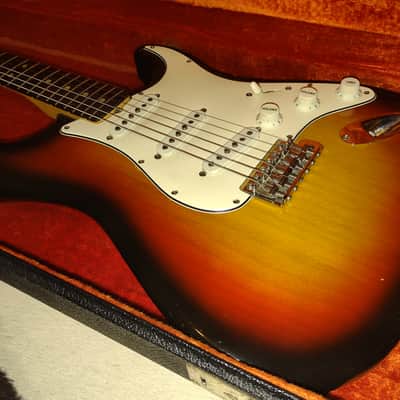 1969 Fender Stratocaster Sunburst w/Rosewood Board- All Original! Hendrix-era Strat & Case- Video Demo image 2