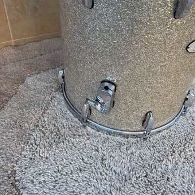 Pearl Music City Custom 16x16" Masters Maple/Gum Floor Tom (MMG1616F) - Bronze Glitter Glass image 9
