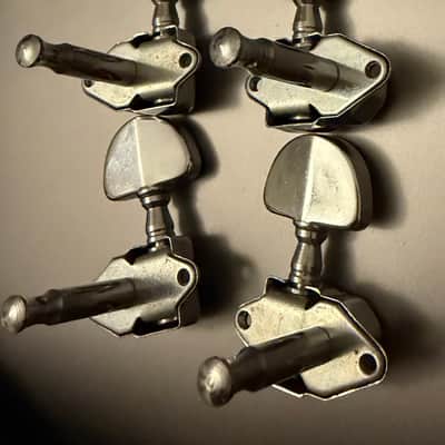 Takamine 3+3 tuners for Acoustic guitar [New old stock] 1970s - Chrome image 3
