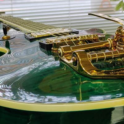 Gibson Les Paul Custom in Translucent Green w/ Bigsby, Gold Hardware & Original Case image 17