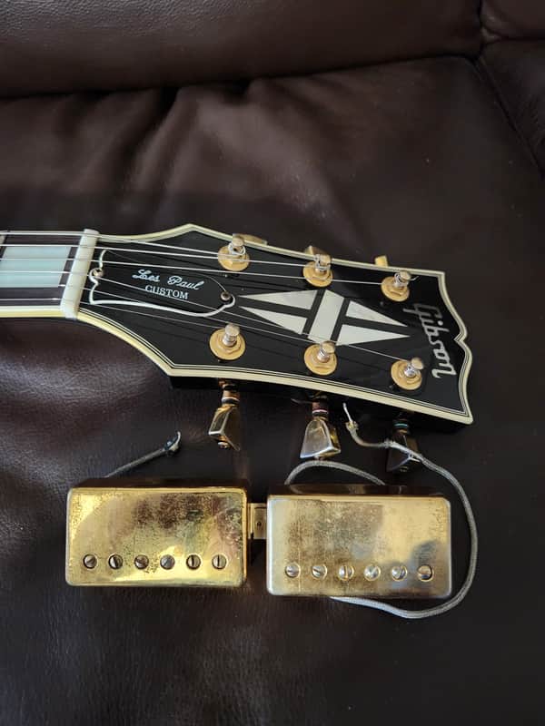 1975-1979 Gibson Les Paul Custom       T Top - Gold Post Pickups image 1