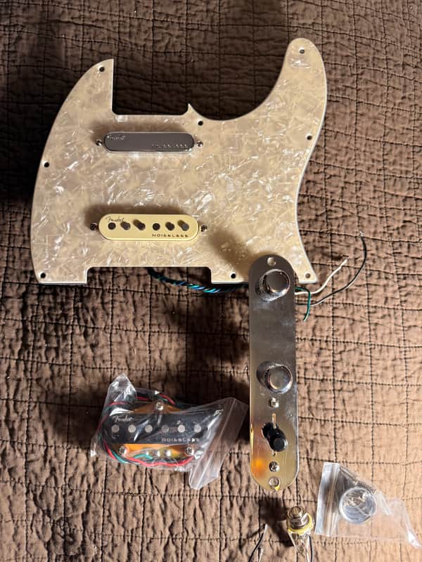 Fender Telecaster Ultra loaded Pickguard - Noiseless Pickups image 1