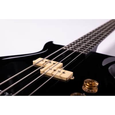 Washburn SB4B Scavenger Electric Bass Guitar Black image 7