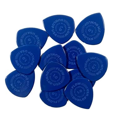 Dunlop Flow Nylon Guitar Picks 1.00mm Heavy 12 Pack