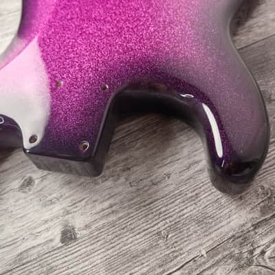 Unicorn Horn Pink 2PC Mahogany ST S-Style Body High Gloss, Hard Tail, Custom Shop Vintage Part Gadget, DIY Building Kit, S-Type Guitar image 11