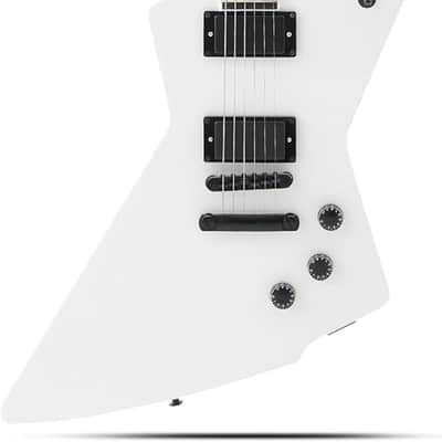 Solid Body Electric Guitar,Mahogany Guitar body,Stainless steel and ball end frets,rosewood fretboard(White Color) image 1