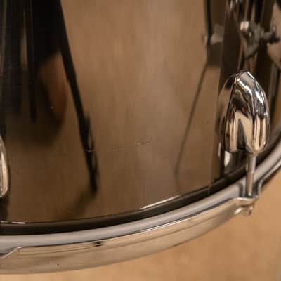 1970s Slingerland Black Chrome Drum Set 14x24 9x13 and 16x16 image 8