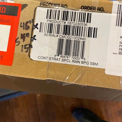Squier Contemporary Stratocaster Special Skyburst Metallic #CMCG21002840 - In stock (7 lbs. 12.1oz) image 8