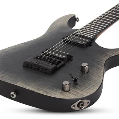 Schecter #1414 Banshee Mach-6 6-String Evertune Electric Guitar, Fallout Burst Finish image 1