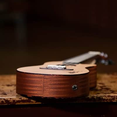 Ortega Guitars, 4-String Bonfire Series Concert Acoustic-Electric Ukulele, Right-Handed, (RU5CE) image 6