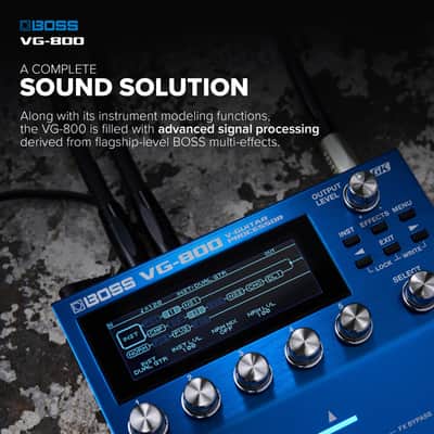 BOSS VG-800 | Next-Gen V-Guitar Processor | Hyper-Realistic Stringed Instrument Modeling | Instant Custom, Alternate or Drop Tunings | Dual Guitar & Bass Functions image 3