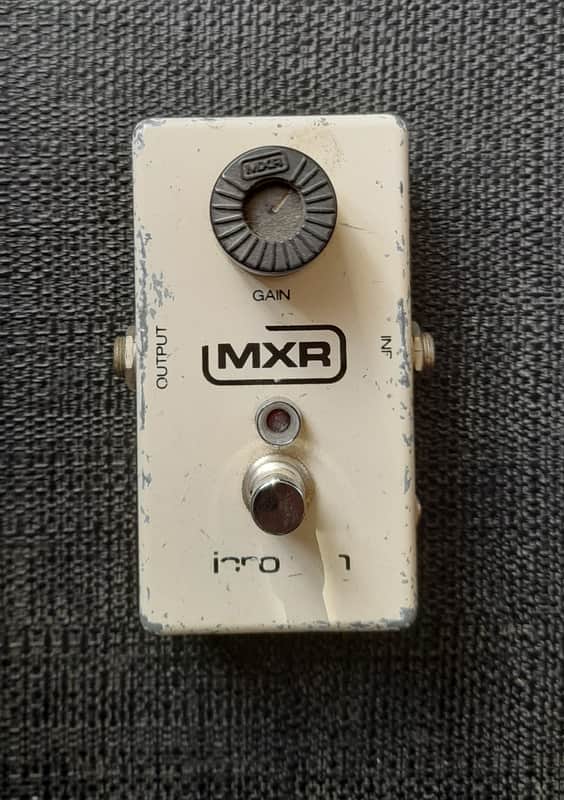 MXR  Micro Amp with Power Supply/LED mod late 80’s/early 90’s image 1