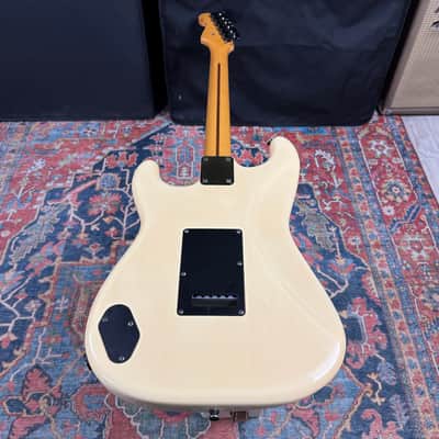 1985 Fender Boxer Stratocaster Model ST-555 w/System I Trem - Vintage White image 12