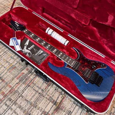 Ibanez RG653DX-TDF Prestige 2026 - Present - Transparent Deep Blue Flat image 13