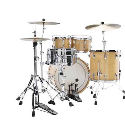 Tama SU42RS-SPM 50th Anniversary Superstar Shell Kit 4 pcs - Super Maple/Chrome HW image 5