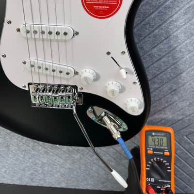 Fender Squier Debut Series "Amazon" Stratocaster Satin Black SkunkWerx In USA Fret Polish and Setup image 20