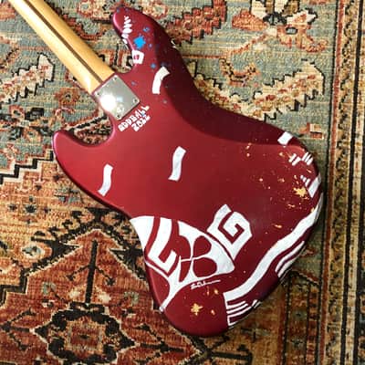 "Il Buono" Custom Hand Painted Fender Standard Jazz Bass image 9