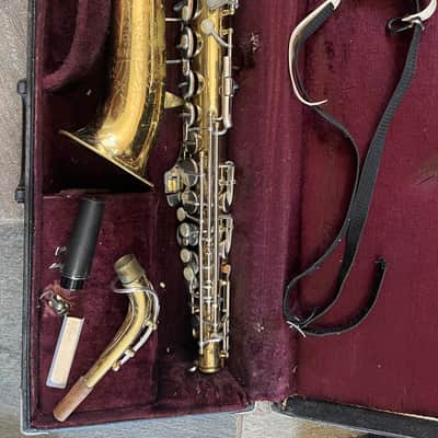 Conn-Star Alto saxophone with case and mouthpiece. Made in USA image 1