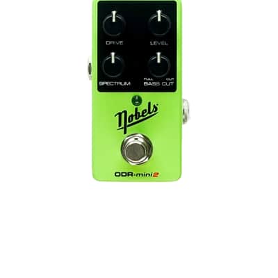 Nobels ODR-mini 2 Natural Overdrive Pedal with Bass Cut - Green image 2