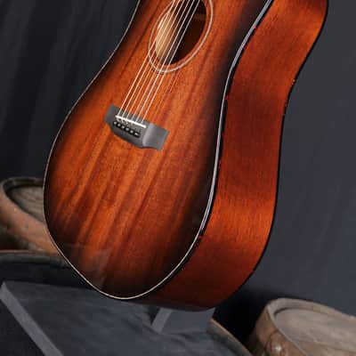 Bedell  Classic Folk Dreadnought Honduran Mahogany - Antique Burst - Antique Burst image 4