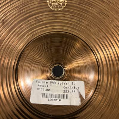 Paiste 10” 900 Series Splash Cymbal 282g image 4