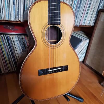 N B Curtiss (Lyon and Healy) Parlor Guitar 1905 - Natural image 2