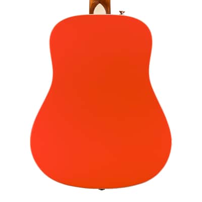 Used Fender California Standard Redondo Mini w/ Gig Bag - Fiesta Red w/Walnut FB image 7