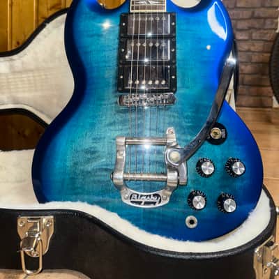 Gibson SG Deluxe 2013 - Cobalt Fade image 3