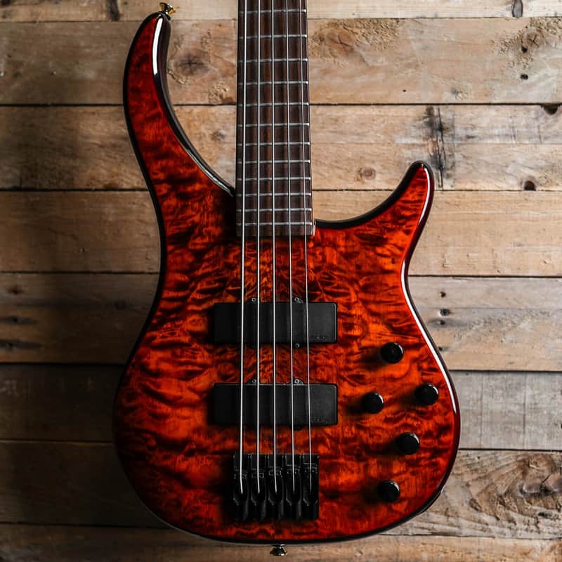 Peavey Cirrus 5 BXP Quilt Top Tiger Eye image 1