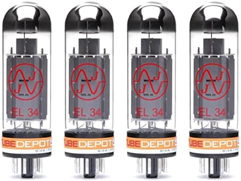 JJ Electronic EL34 Power Tube Matched Quad image 1