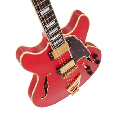 2017 D'Angelico Deluxe DC Semi-Hollow Electric Guitar w/Stairstep Tailpiece, W170XXXX image 12