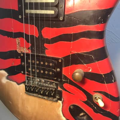 RARE 1984 Fender Japan “The Red Tiger” Medium Scale // Dimarzio Kramer ESP Charvel Satchel image 6