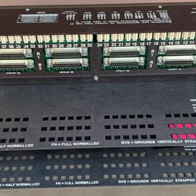 2x Audio Accessories 96 TT Quick-Switch DB25 Patchbay 2010s - Black image 3