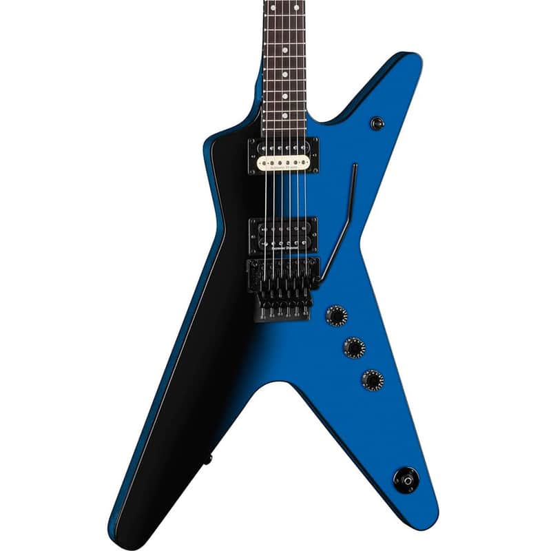 Dean Guitars ML 79 Floyd Duncans Electric Guitar - Black Blue Fade image 1