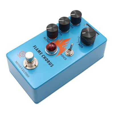 Mosky Flame Chorus Guitar Pedal with Speed/Depth/Blend/Voice Button,price included tax from CN to USA image 6
