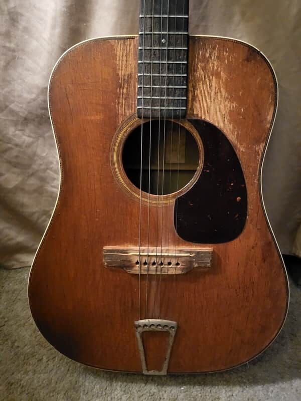 1937 Martin D-28 Vintage Acoustic Guitar, Needs Repair image 1