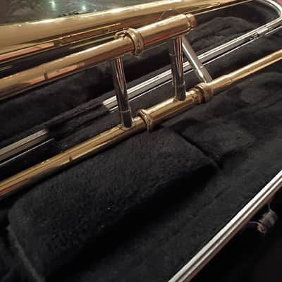 Yamaha YSL-354 Standard Trombone 2010s - Lacquered Brass image 8
