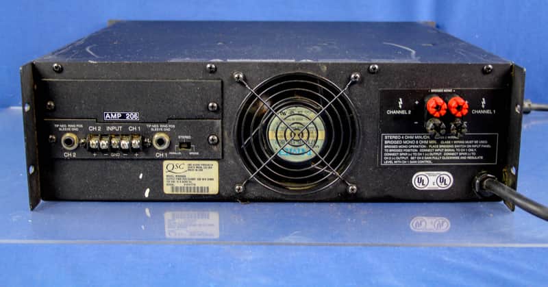 QSC MX2000A 650 Watt 2-Channel Professional Dual Monaural Power