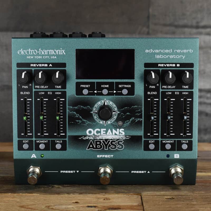 Mint Electro-Harmonix Oceans Abyss Reverb Pedal image 1