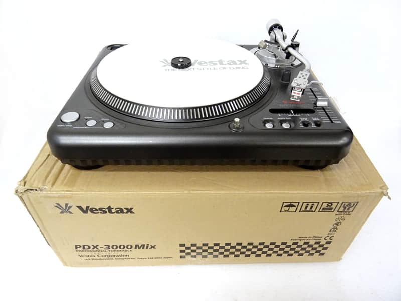 Vestax PDX-3000 MIX Pro DJ Turntable Direct Drive MIDI w/ Original Box & Cartridge RARE Nice! image 1
