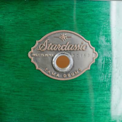 Tama 5.5x14 Starclassic Birch Snare Drum Emerald Green Late 1990s/Early 2000s USED image 3