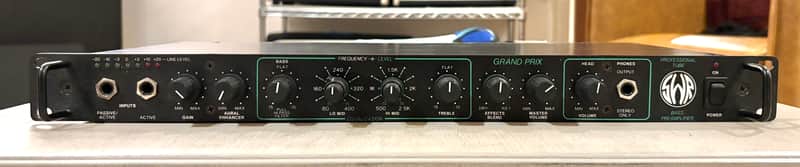 SWR Grand Prix Tube Bass Rack Preamp Near-Mint #26 1991 image 1
