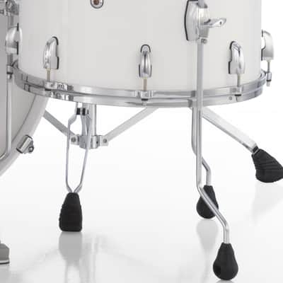 Pearl Masters Maple 14x14" Arctic White Premium Lacquer #109 Floor Tom Drum w/Legs | WorldShip | NEW | Authorized Dealer image 2