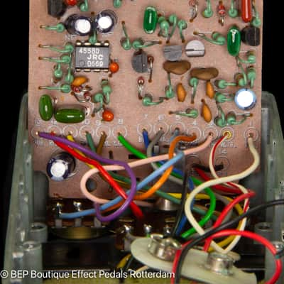 Ibanez TS-808 Tube Screamer with JRC4558D op amp 1981, " R " logo s/n 127576 Japan image 11