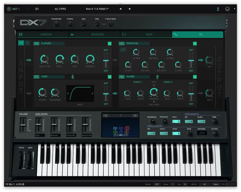 Arturia DX7 V Digital Synthesizer Virtual Instrument Software image 1